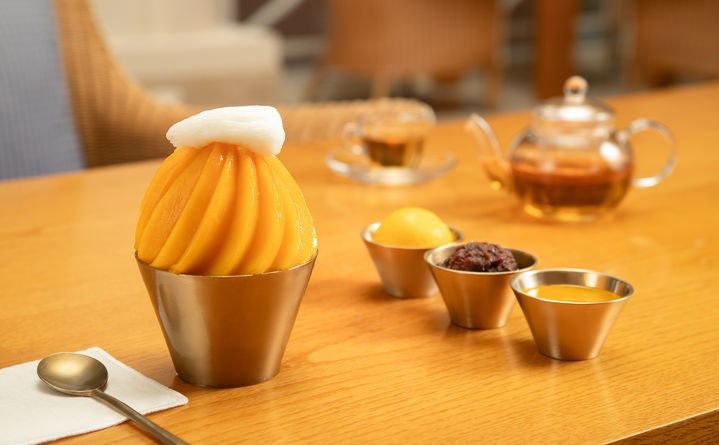 제주 신라호텔 쁘띠 애플망고 빙수